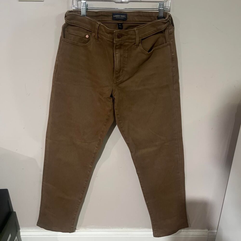 Lands-end Men's Brown and Khaki Jeans